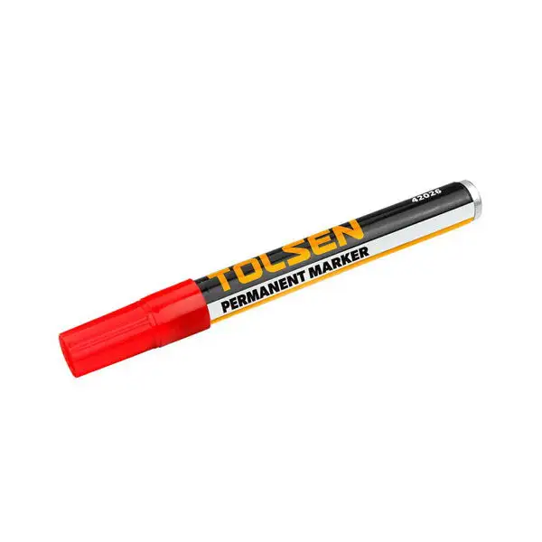 TOLSEN-Bola de Golf roja, marcador de pintura permanente, 2mm, 42026