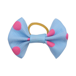 colorful Cute Maltese <b>Bow</b> <b>dogs</b> <b>hair</b> ties Daily use Soft Elastic Adjustable <b>dog</b> grooming <b>hair</b> bands - Product Image 2