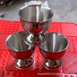 Xinxiang – ensemble de 3 coupelles à œufs en acier inoxydable, porte-œufs de cuisine pour le service du petit-déjeuner - Product Image 4