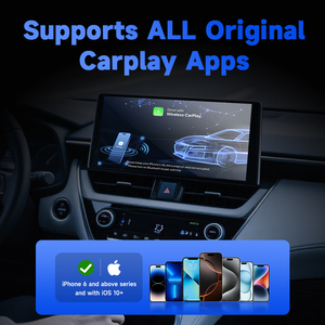 Adattatore Bluetooth Wireless <span class=keywords><strong>CarPlay</strong></span> Portatile KYERE KY-4183C con Connessione USB Compatibile con <span class=keywords><strong>CarPlay</strong></span> Originale Apple per <span class=keywords><strong>BMW</strong></span> 1 - Product Image 4