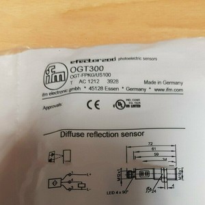 One for IFM New OGT300 <b>Diffuse</b> Reflection Sensor - Product Image 3