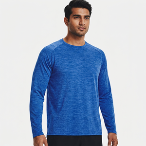 Chemises d'hiver à manches longues pour hommes, qualité supérieure, style urbain, personnalisables, en satin polyester-coton respirant, vente en gros - Product Image 1