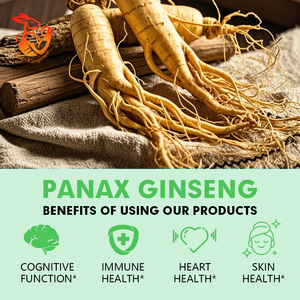 Suplemento para el Cuidado de la Salud, Cápsulas de Jengibre Panax con Té Verde y Ashwagandha para un Apoyo Cognitivo Saludable, Cápsulas para la Salud General - Product Image 6