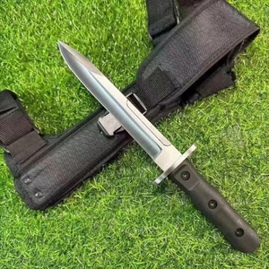 มีดสแตนเลส ER 3809 ด้ามจับ G10 แบบกำหนดเอง สำหรับงาน DIY ODM และ OEM พร้อมด้ามจับยาง - Product Image 4