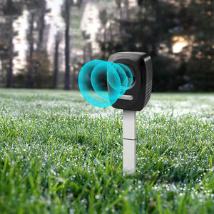 음파 고양이 개 새 쥐 퇴치기 친환경 방수 배터리 구동 650 평방미터 해충 방제 장치 - Product Image 1