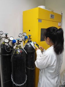 เครื่องวัดก๊าซเอทิลีนแบบพกพา 0-100ppm C2H4 สำหรับผลไม้ เครื่องตรวจจับก๊าซรั่วแบบพกพา C2H4 เอทิลีน - Product Image 2