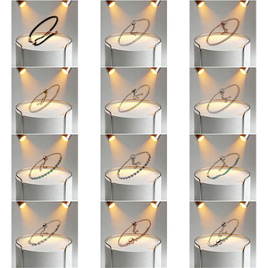 Pulseras de Cadena de Serpiente Ajustables Clásicas en Color Plata, Nuevas de 2022, Compatibles con Cuentas y Dijes, para Mujer, Joyería de Moda - Product Image 1