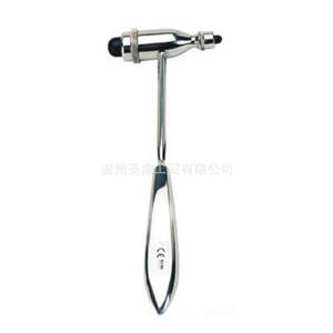 Marteau de percussion médical Wenzhou Shengding KT-GF05I 22x8.5cm en alliage de zinc certifié CE, outil de diagnostic neurologique - Product Image 1