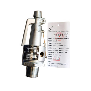 Válvula de seguridad Ningbo Yong'an de 20 mm con rosca, para vapor de alta presión, tipo resorte de elevación completa - Product Image 4