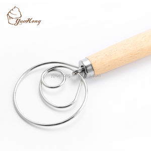 דני בצק להקציף לחם להקציף וו עץ יד מיקסר לחם אפיית כלים למטבח - Product Image 2