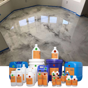 Crystal Clear Eco-friendly Liquid No Bubbles Epoxy Resin for Epoxy Metallic 3D Floor <b>Coating</b> <b>Paints</b> and Woodworking - Product Image 6