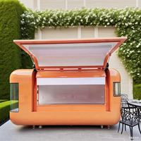 Remorque alimentaire mobile entièrement équipée, cuisine mobile commerciale pour restaurant, snack de rue