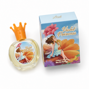 Profumo <span class=keywords><strong>per</strong></span> <span class=keywords><strong>Bambini</strong></span> 50ml con Corona, Eau De Parfum Cartoonesca, Fragranza Floreale Dolce e Duratura, Spray Regalo <span class=keywords><strong>per</strong></span> Bambine OEM ODM - Product Image 1