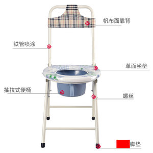 Manufacturer sells <b>commode</b> chairs for the elderly, <b>folding</b> pull-out <b>commode</b> chairs, portable <b>commode</b> toilets. - Product Image 2