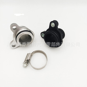 Accesorio para tubería de agua Bmw 11537541992, aluminio, plata, plástico, negro, para reparación y reemplazo de manguera de refrigerante - Product Image 5