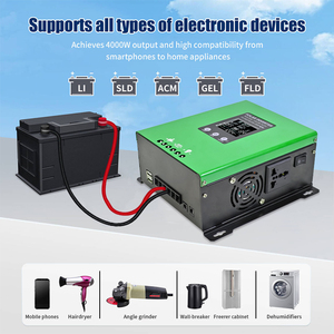 Bộ biến tần năng lượng mặt trời lai sóng sin thuần một pha 500W chuyển đổi 24V12V sang 220V Thích hợp cho hệ thống năng lượng mặt trời ngoài lưới điện - Product Image 4