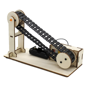 สายพานลำเลียงอัตโนมัติ DIY วัสดุทำมือ อุปกรณ์ช่วยสอนสำหรับเด็ก - Product Image 1