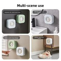 Boîte de rangement murale pour sac de nourriture au design moderne pour sac de douche couvre-chaussures Organisation