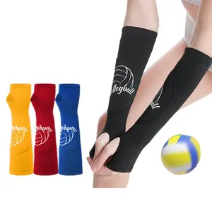 Mangas braço voleibol mangas antebraço equipamentos treinamento voleibol guarda pulso com almofadas proteção