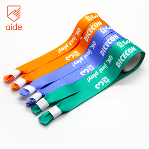 Pulseras de Tela para Eventos y Festivales, Pulseras de Cinta de Satén, Pulseras Tejidas con Clip de Plástico - Product Image 6
