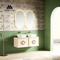 Miroir LED mural de salle de bain moderne et élégant Mars Villa, design 2026 de haute qualité, 160 cm, pour hôtel (OEM)