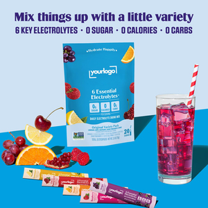 Emballage de bâtons de poudre de boisson d'électrolytes naturels en vrac de marque privée avec magnésium, vitamine C et zinc - Product Image 2
