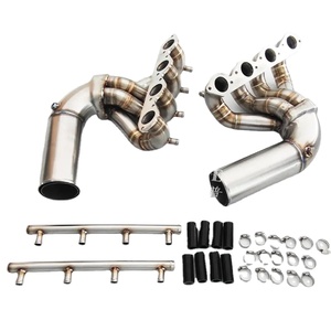 Testiere dei tubi di <span class=keywords><strong>scarico</strong></span> modificate a <span class=keywords><strong>doppio</strong></span> strato con rivestimento d'acqua per Yacht ad alte prestazioni personalizzate - Product Image 1