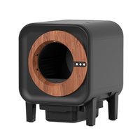 Toilette pour chat à nettoyage automatique, capteur de gravité infrarouge, filtre à charbon actif H13, contrôle par application, grande capacité, poubelle de 14 L