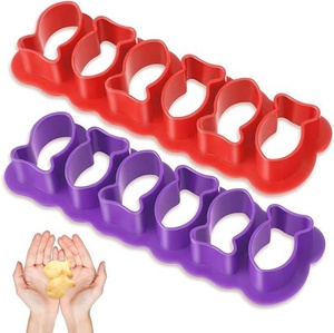 Ý Tưởng Sản Phẩm Mới <span class=keywords><strong>2025</strong></span> Nhà Và Nhà Bếp 6Pcs Nhựa Nhỏ Xử Lý Nướng Khuôn Cá Cracker <span class=keywords><strong>Cookie</strong></span> <span class=keywords><strong>Cutter</strong></span> Mini Biscuit <span class=keywords><strong>Cutter</strong></span> - Product Image 6