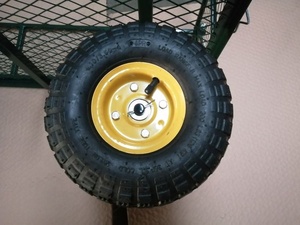 कुशल परिवहन के लिए उच्च गुणवत्ता वाले फ्लैट हैंड पुश ट्रॉली गोदाम के सामान के लिए चलने वाली शॉपिंग कार्ट - Product Image 5