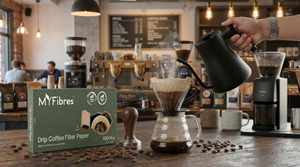 กรองกาแฟแบบใช้แล้วทิ้งรักษ์โลกจากแคนาดา ขนาด 4 ถ้วย 21 x 21 ซม. 100 ชิ้น รูปทรงกรวย อุปกรณ์ชงกาแฟ - Product Image 6