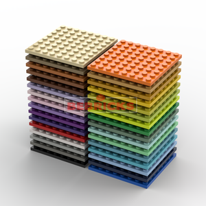 BEBRICKS <span class=keywords><strong>Série</strong></span> de pièces de construction 3033 Plaque 8x8 Blocs de construction Jouet Pièce de base MOC Ensemble de plaques pour garçons et filles Créer - Product Image 4