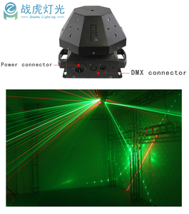Magic 360 Degree Rotation Stage Lights 9 Holes RGB DJ Laser <strong>Disco</strong> Revolving <strong>Mushroom</strong> Moving Head with Dmx512 Control IP20 - Product Image 3