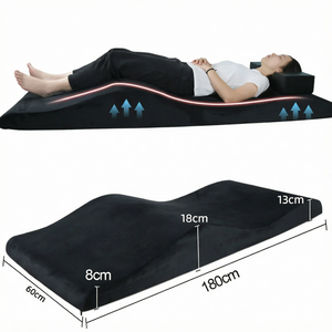 ที่นอนโค้งรุ่น Lash Bed Topper จากโรงงานขายส่ง พรีเมียมเมมโมรี่โฟม-กำมะหยี่ เฟอร์นิเจอร์เชิงพาณิชย์สำหรับเวิร์คช็อป โต๊ะนวดสมัยใหม่ - Product Image 1