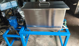 Mélangeur vertical motorisé en acier inoxydable pour poudres et épices, avec pompe à engrenages à bouche plate, haute productivité, 1kW, vente en gros - Product Image 4