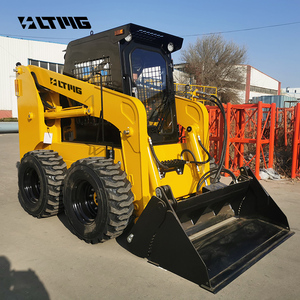 LTMG toprak taşıma makineleri yükleyici 75 HP güç 700kg 950kg 1050kg tekerlekli kızak nokta dönüşlü yükleyici burgu Mulcher 4 in 1 kova - Product Image 3