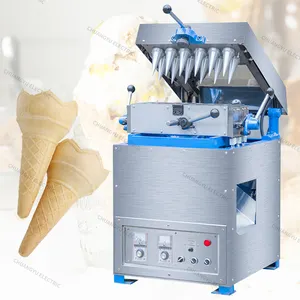 Di alta qualità macchina cono gelato di ghiaccio/ice cream cone wafer che fa la macchina