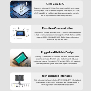 10インチIP67防水耐衝撃車載タブレットPC、Android 13 OS搭載、GPIO、RS232、CANBus、アナログ、4G LTE、GPS付き、農業トラクター用 - Product Image 3