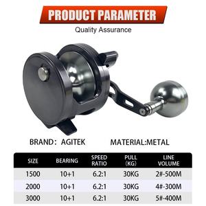 Saltwater Full Metal Jigging Fishing <strong>Reel</strong> High Speed Ratio Sea <strong>Trolling</strong> Drum <strong>Reels</strong> Fishing Accessories Bait Casting Fishing <strong>Reel</strong> - Product Image 2