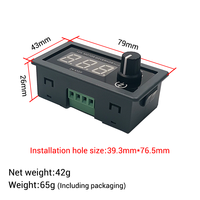 Régulateur de vitesse de moteur CC WUZHI ZK-MGP 12A PWM pour éclairage LED, gradation, démarrage et arrêt progressifs, 5-30V 360W