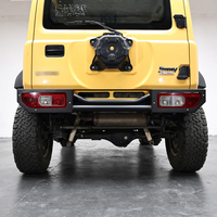 Pare-chocs arrière en acier pour Suzuki Jimny, compatible avec les feux arrière d'origine, compatible avec JB64 JB74 3 portes 5 portes, accessoires extérieurs tout-terrain