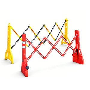 <span class=keywords><strong>Barrière</strong></span> rétractable en plastique de haute qualité, <span class=keywords><strong>barrière</strong></span> extensible portable avec réflecteur pour l'extérieur - Product Image 3