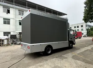 2021 Factory P3.91 Hottest Sale 3 Side 3D Mobile Advertisement Truck Mounted Christmas Events Led Digital Billboard For Sale