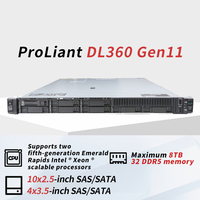 Serveur Rack 1U ProLiant DL360 Gen11 Intel Xeon d'occasion pour GPU, IA, Cloud Hosting, Stockage NAS, Virtualisation et Centres de Données
