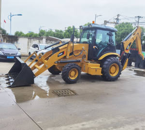 Haute qualité utilisé Original CAT 420F pelleteuse pelleteuse chargeur d'occasion Cat420f pelleteuse chargeuse sur pneus à vendre - Product Image 2