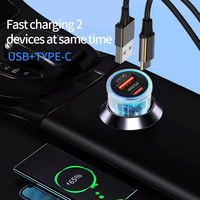 Marque personnalisée 48 Watt double ports 30w 18w QC3.0 48 w Usb-c Chargeur de voiture Pd3.0 48 w Super Fast Oem Car Charger Fast Charge