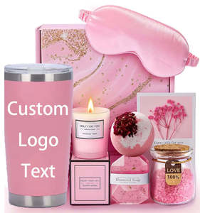 Coffret cadeau de <span class=keywords><strong>spa</strong></span> en coton de luxe pour <span class=keywords><strong>la</strong></span> Saint-Valentin avec impression personnalisée pour femmes - Product Image 1