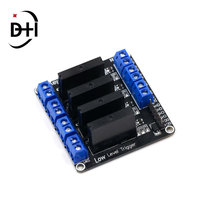 Modul Relay Solid State 5V 1/2/4/6/8 Channel G3MB-202P SSR Tingkat Tinggi/Rendah Output 240V 2A dengan Sekering Resistif UNTUK Arduino