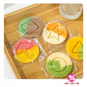 OEM Design populaire coréen Jeu de bonbons Cookie coloré différentes formes saveur de fruit doux jouet de bonbons durs - Product Image 3