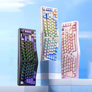 Nhà Máy Bán Buôn Leobog A75 75% Alice Bố Trí 83 Phím Ba Chế Độ Chơi Game Bàn Phím Với Núm Và Phím Điều Khiển Thiết Kế - Product Image 4